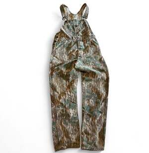 Vintage 80’s Mossy Oak Camo Overalls - Youth Large
